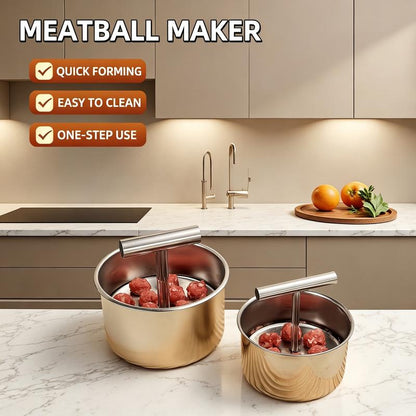Manual Meatball Stainless Steel Maker Tool for Kitchen