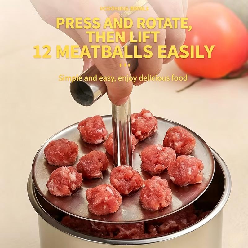 Manual Meatball Stainless Steel Maker Tool for Kitchen