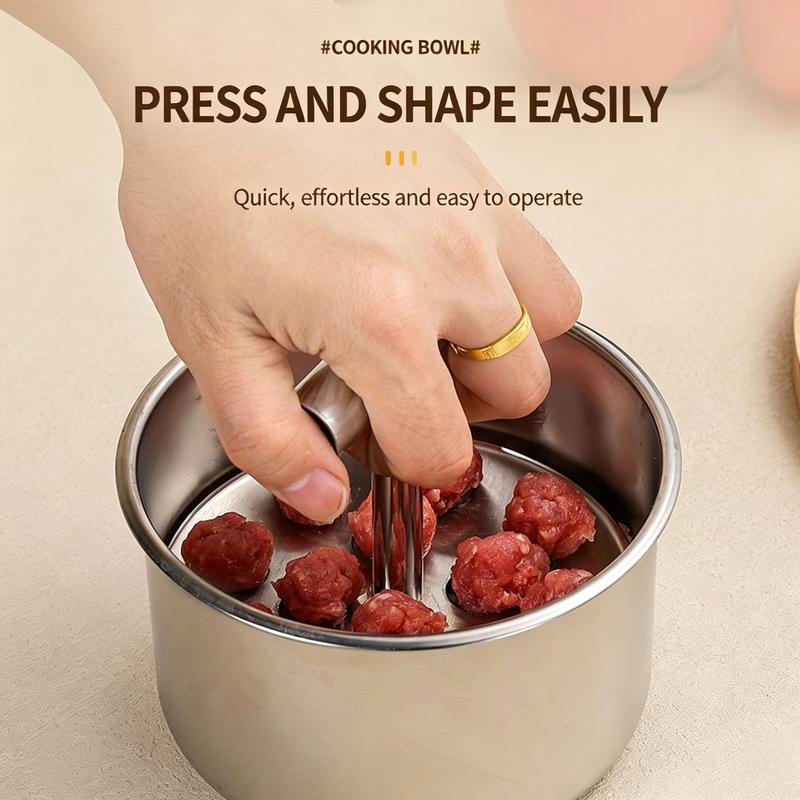 Manual Meatball Stainless Steel Maker Tool for Kitchen