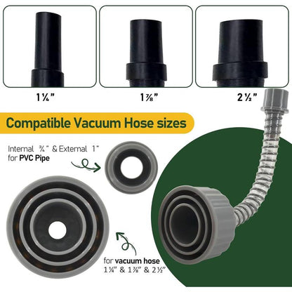 AC Drain Line Cleaning Tool - Wet Vac Attachment