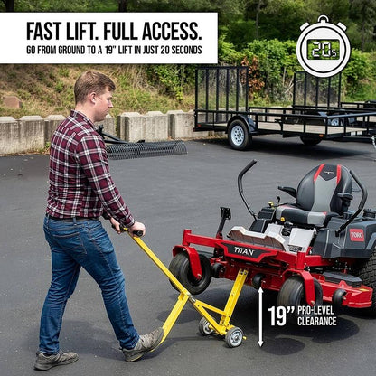 RapidLift 800 lb Trolley Jack, 20-Second Lift