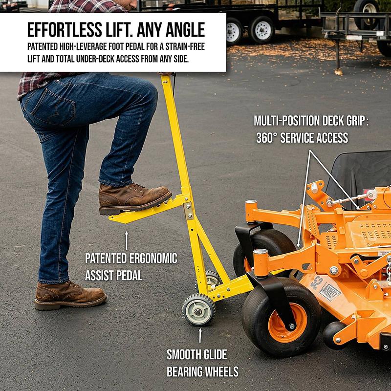 RapidLift 800 lb Trolley Jack, 20-Second Lift